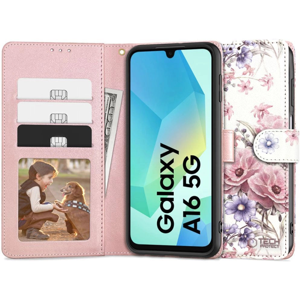 Tech-Protect Wallet Case til Samsung Galaxy A16 4G / 5G - Pink