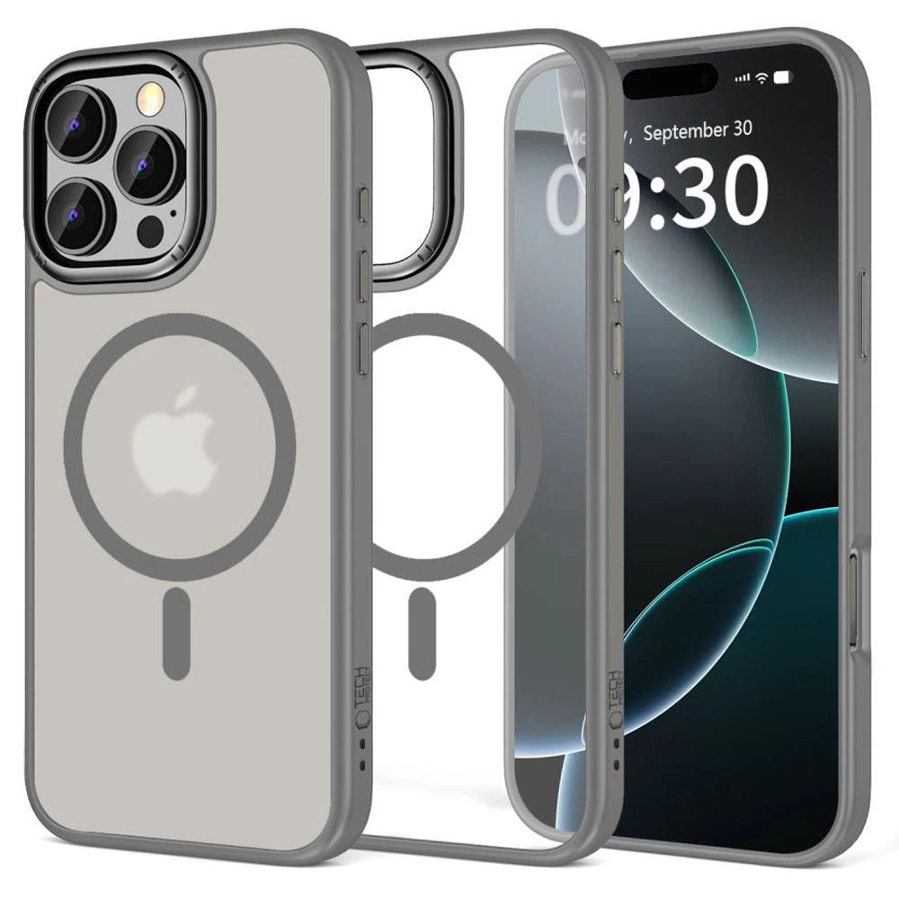 Tech-Protect MagEdge MagSafe fodtøj til iPhone 16 Pro Max - titanium