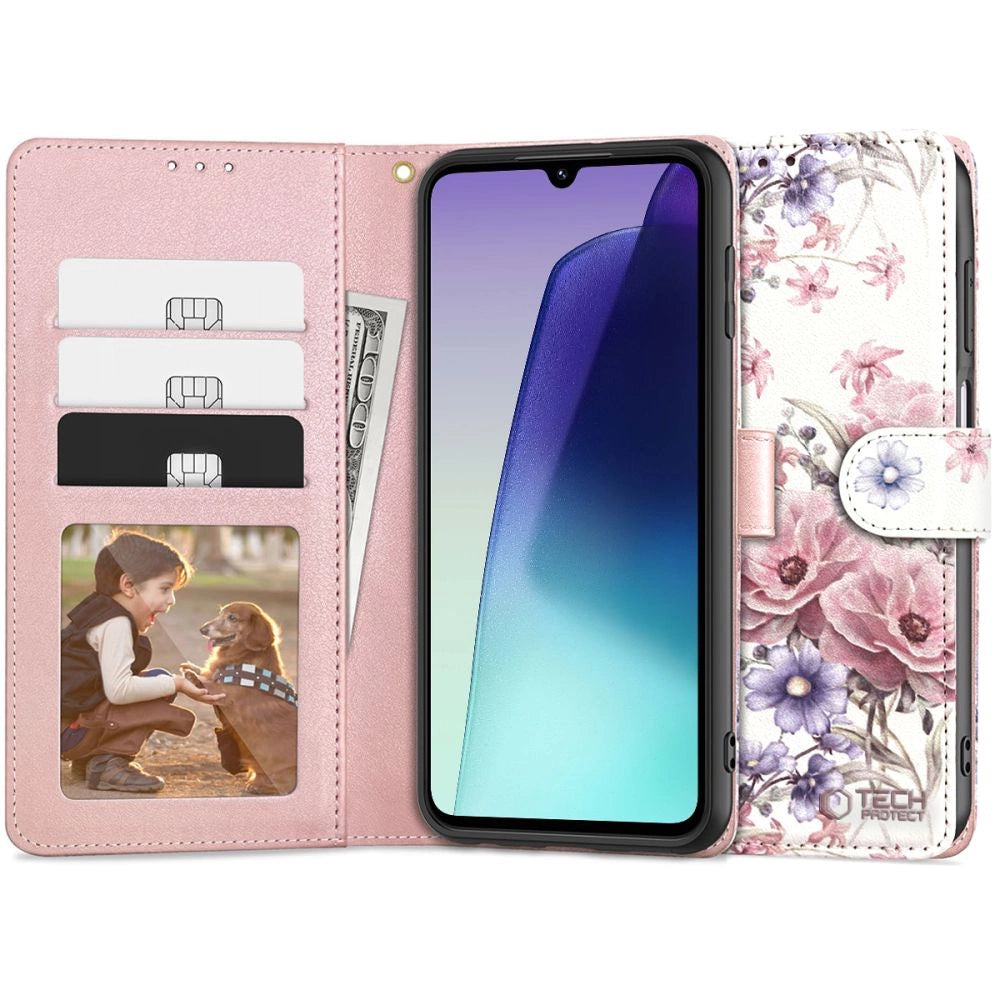 Tech-Protect Wallet Case til Xiaomi Redmi 14C / POCO C75 - Pink