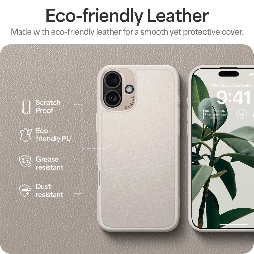 Spigen Cyrill Kajuk Mag iPhone 16 Case - Beige