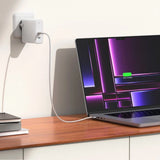 Spigen ArcStation Pro oplader + USB-C 140-W kabel - hvid