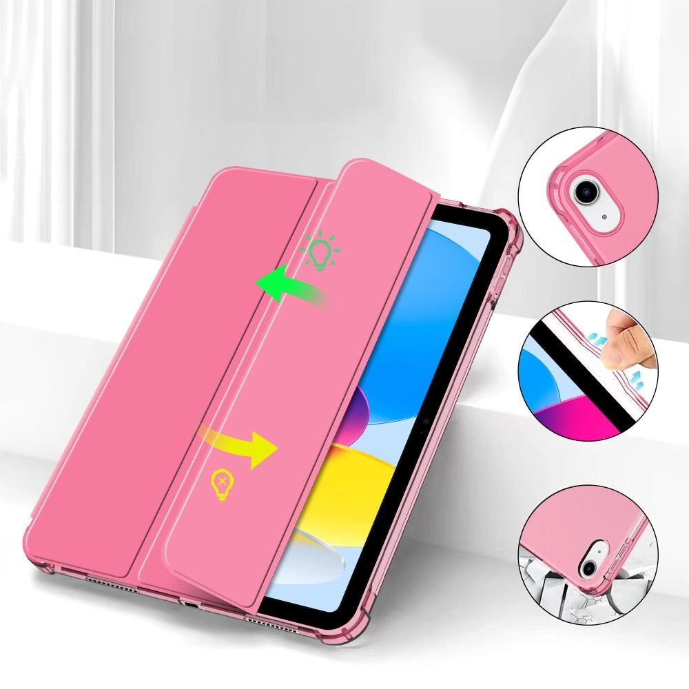 Tech-Protect SC Pen Hybrid Case til iPad 10 / 2022 - Pink - Transparent