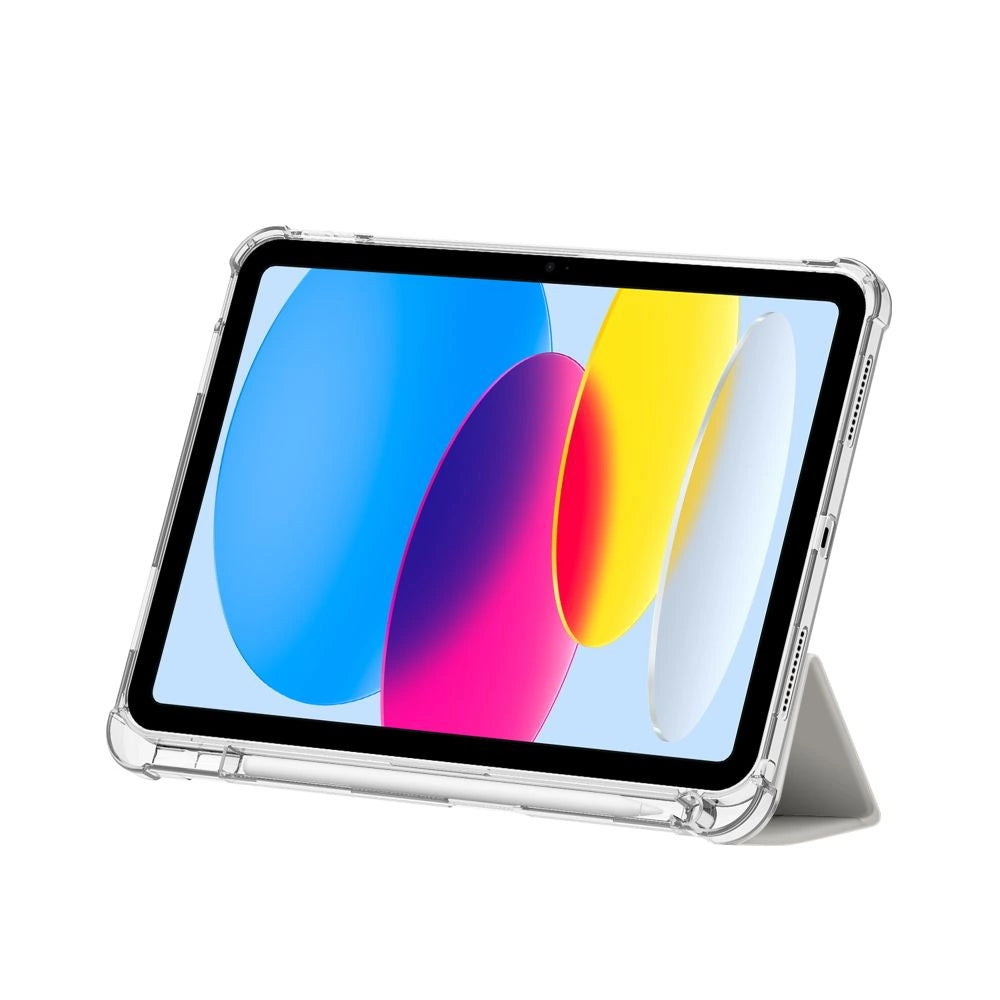 Tech-Protect SC Pen Hybrid Case til iPad 10 / 2022 - Grå - Transparent