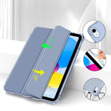 Tech-Protect SC Pen Hybrid Case til iPad 10 / 2022 - Blå - Transparent