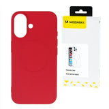 Flydende silikone MagSafe for Samsung Galaxy S25 Ultra-Red
