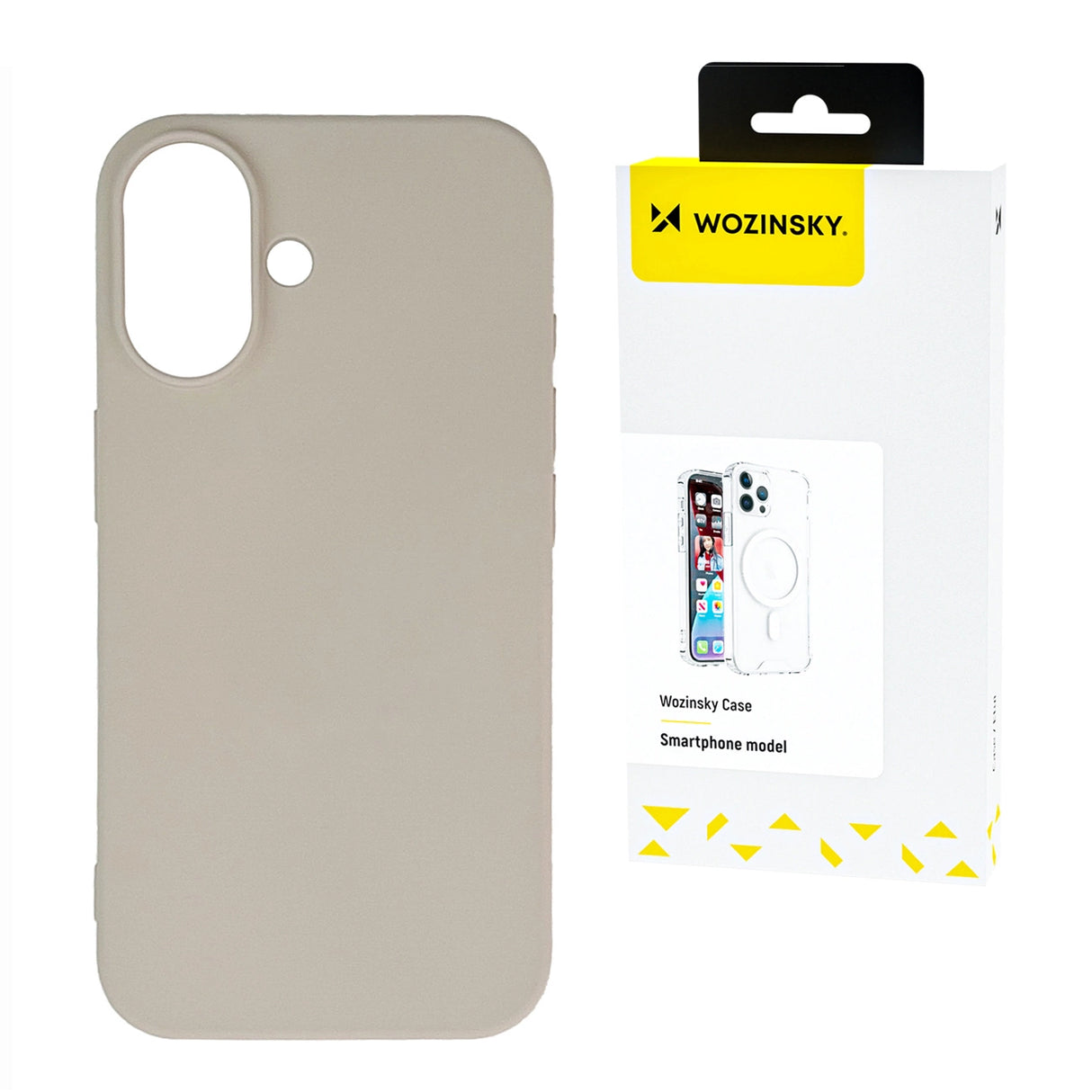 Wozinsky Silicone Case til Samsung Galaxy S25+ - Beige