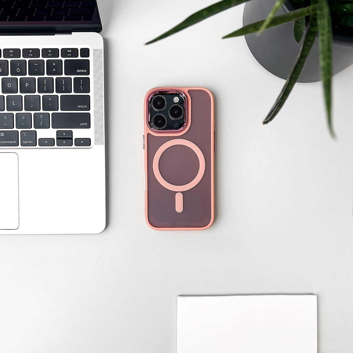 Wozinsky Fashion Case MagSafe til Samsung Galaxy S25 - Pink