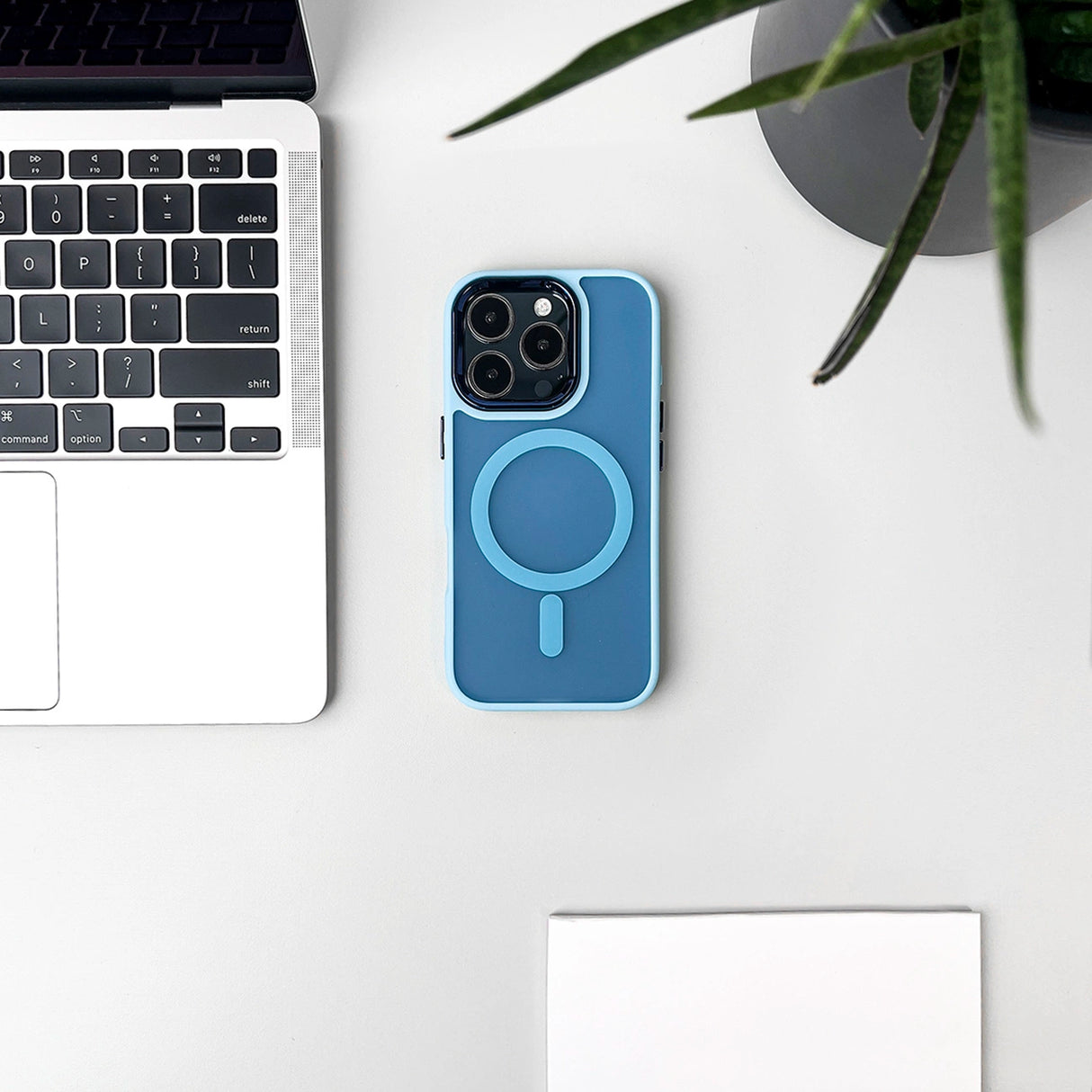Wozinsky Fashion Case MagSafe til Samsung Galaxy S25 - Blå