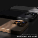 Wozinsky Carbon Fiber Case med MagSafe til Samsung Galaxy S25 - Brown