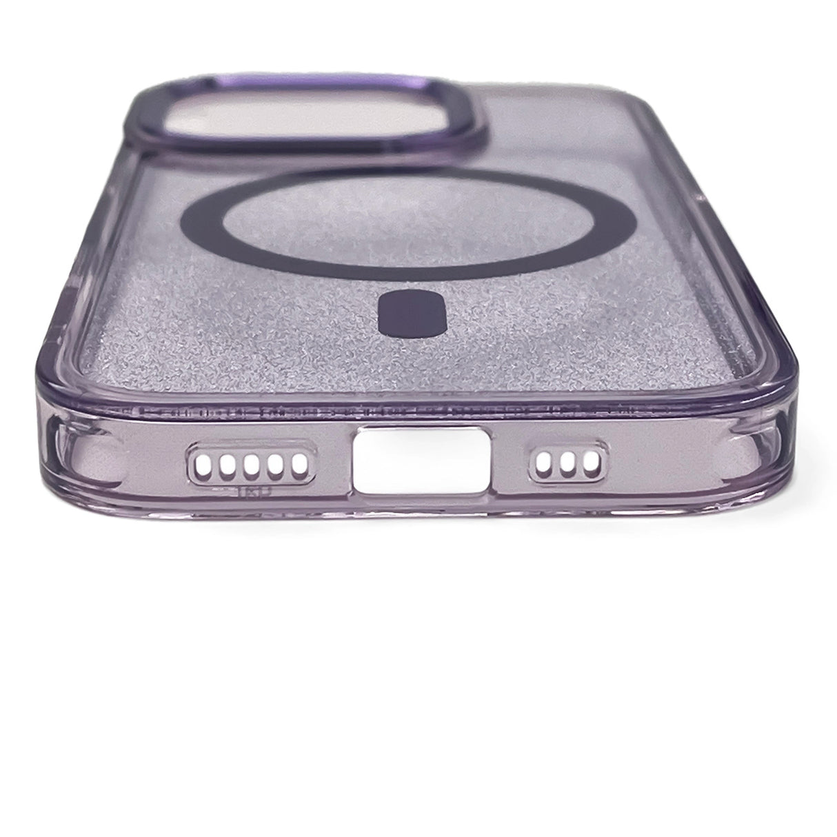 Wozinsky Glitter Case MagSafe til Samsung Galaxy S24 FE - Lila med Glitter