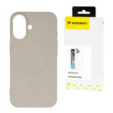 Wozinsky Liquid Silicone Case MagSafe til Samsung Galaxy S24 FE - Beige