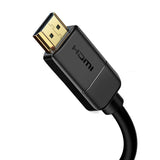 Baseus 2x HDMI 2.0 4K 60Hz kabel, 3D, HDR, 18Gbps, 3m (sort)