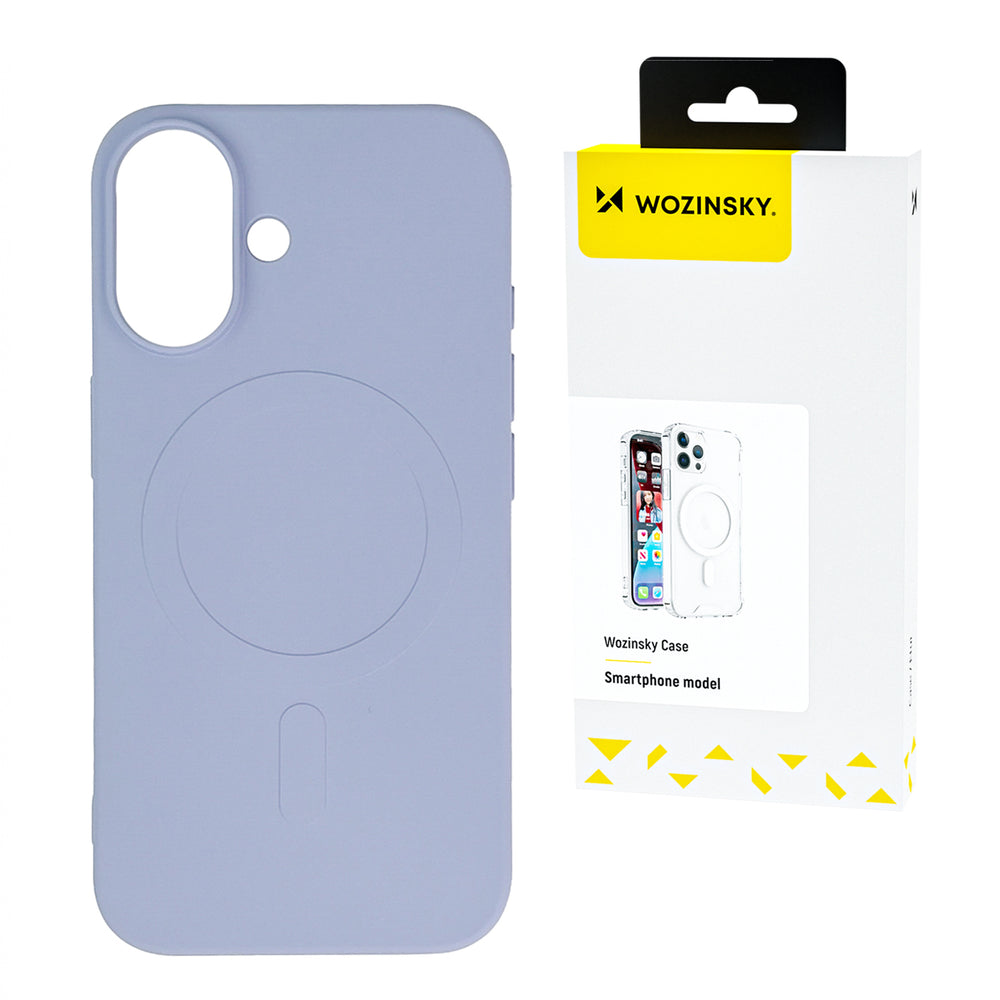Wozinsky Silicone Case MagSafe Kompatibel til Samsung Galaxy S24 FE - lilla