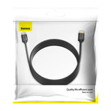Baseus 2x HDMI 2.0 4K 60Hz kabel, 3D, HDR, 18Gbps, 5m (sort)