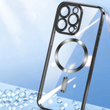 Wozinsky Elektroplateret Magsafe Case til Samsung Galaxy S24 FE - sort