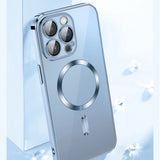 Wozinsky Elektroplateret Magsafe Case til Samsung Galaxy S24 FE - sort