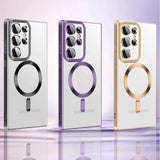 Wozinsky Electroplated Magsafe-foder for Samsung Galaxy S24 FE - sølv