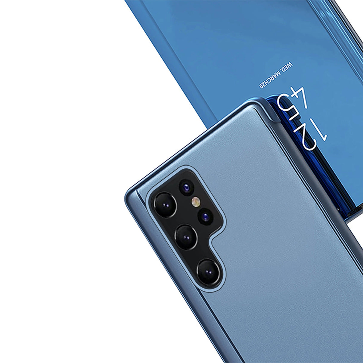 Clear View Case til Samsung Galaxy A56 Cover med Flip - Blue