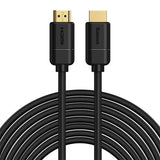 Baseus 2x HDMI 2.0 4K 30Hz Kabel, 3D, HDR, 18Gbps, 8m (sort)
