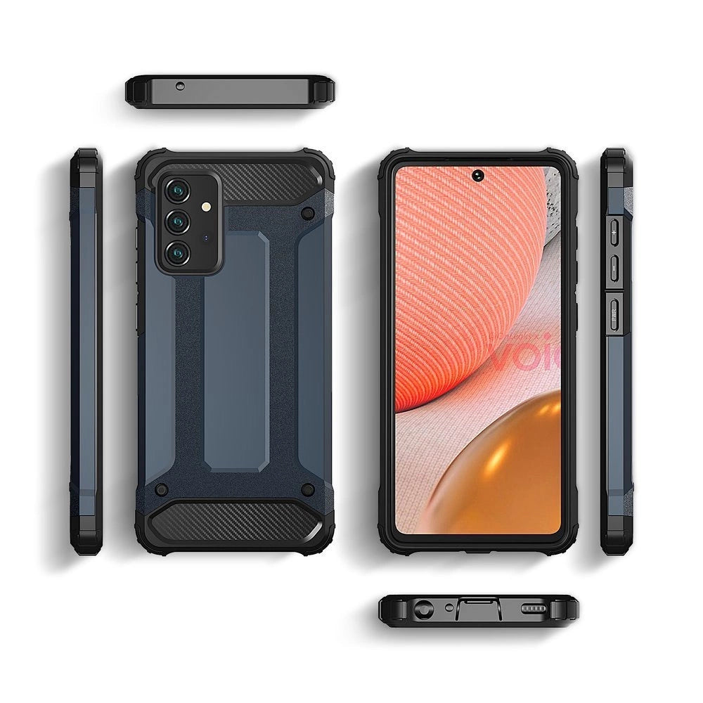 Hybrid Armor Case til Samsung Galaxy A56 - Blå