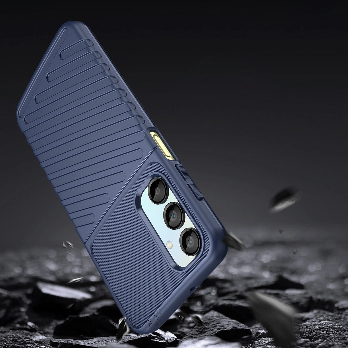 Thunder Case til Samsung Galaxy A56/A36 silikone pansret cover - blå