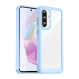 Udendørs rumkasse til Samsung Galaxy A56 Cover med fleksibel ramme - blå