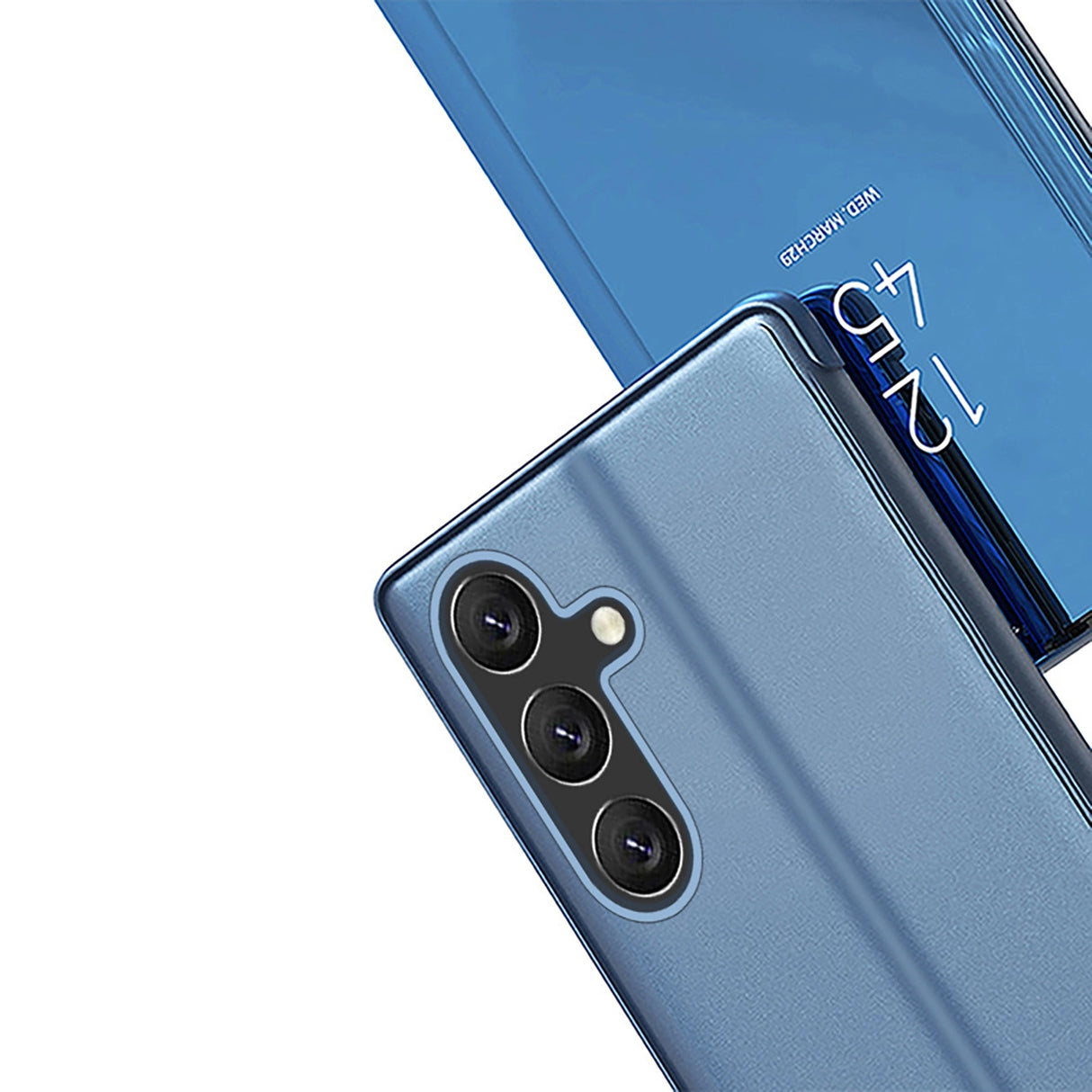Clear View Case til Samsung Galaxy A26 Cover med Flip - Blue