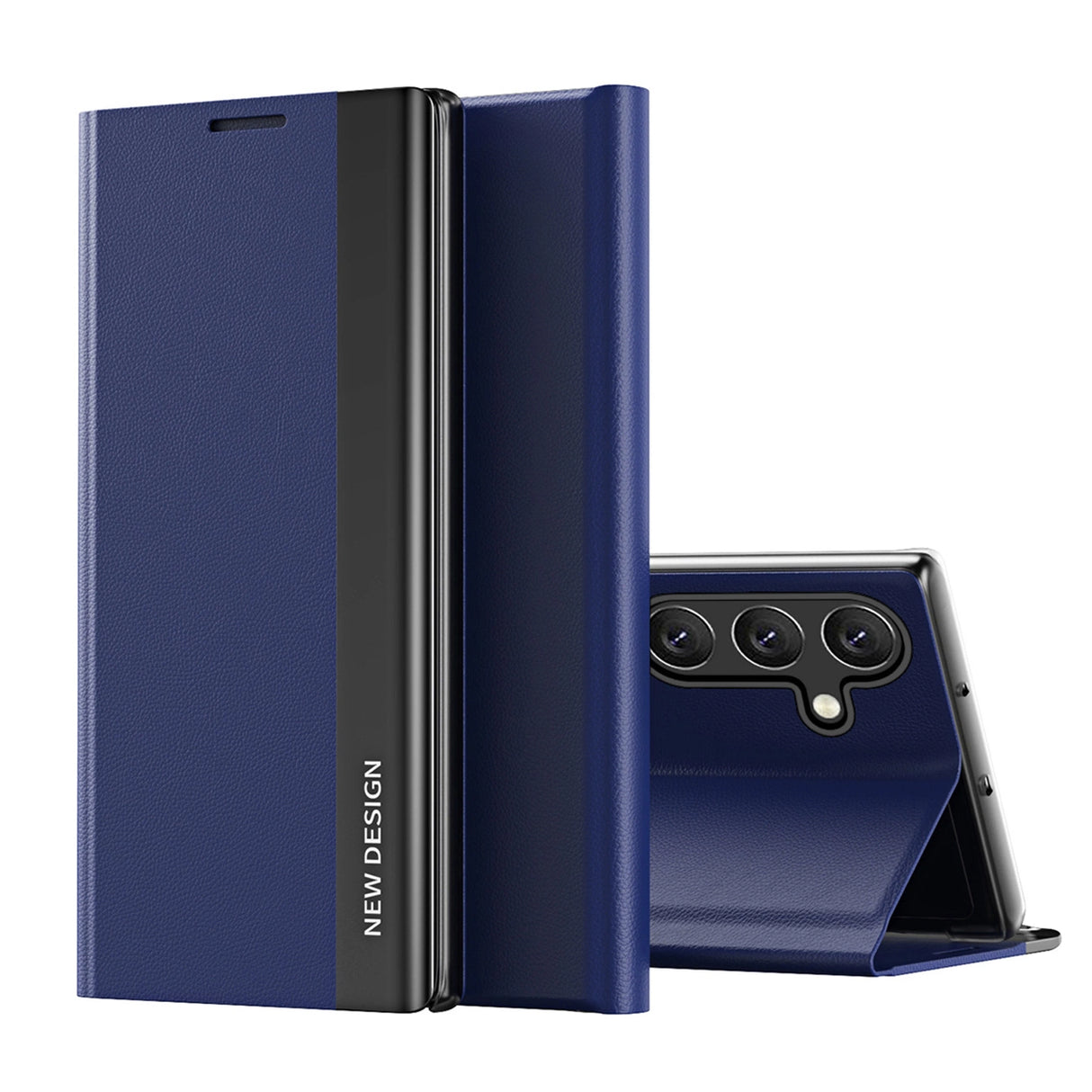 Sleep Case Pro Cover med Flip og Stand for Samsung Galaxy A26 - Blå