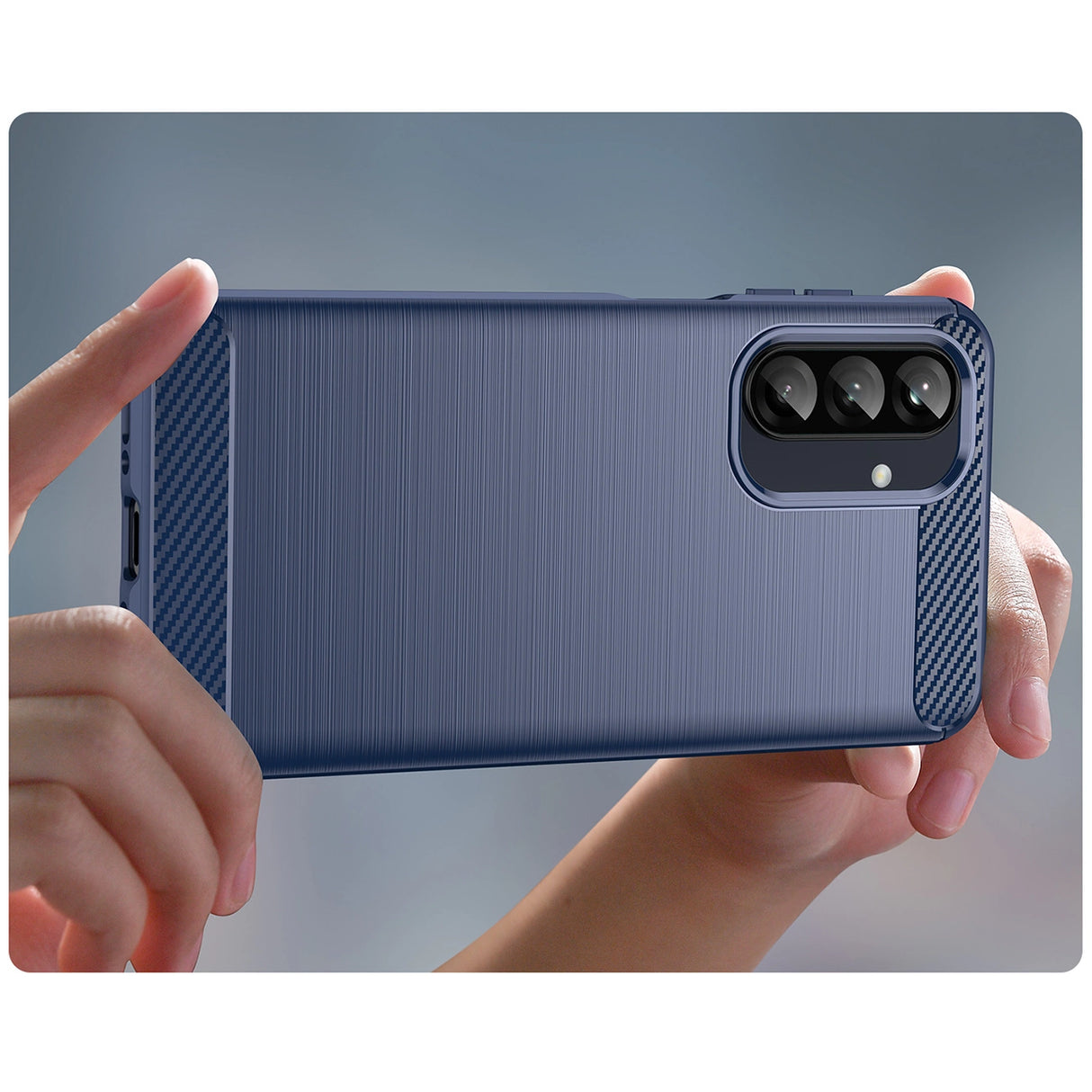 Carbon Case Samsung Galaxy A26 Blå