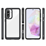 Udendørs rumkasse til Samsung Galaxy A26 Cover med fleksibel ramme - sort