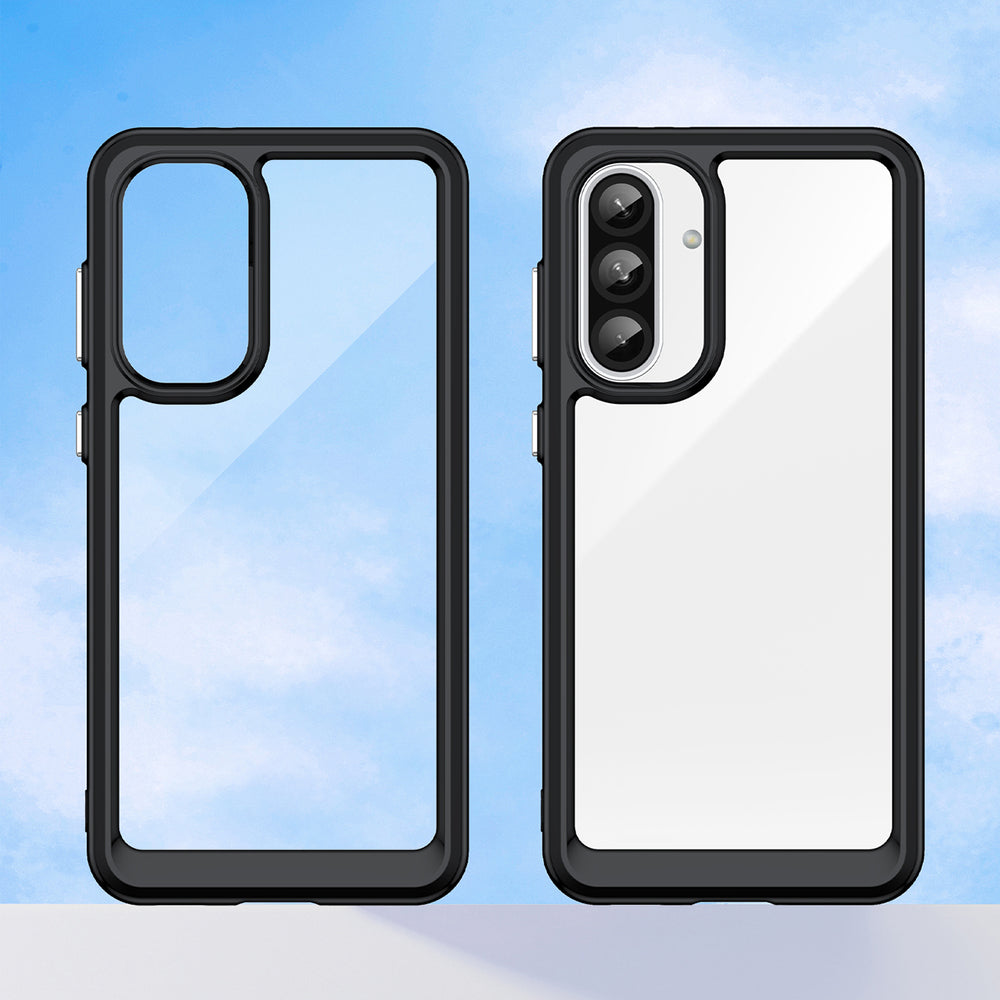 Outer Space Case til Samsung Galaxy A26 Cover med Flexible Frame - sort