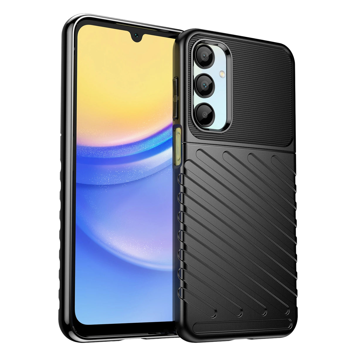 Thunder Case til Samsung Galaxy A26 Silicone Armored Cover - sort
