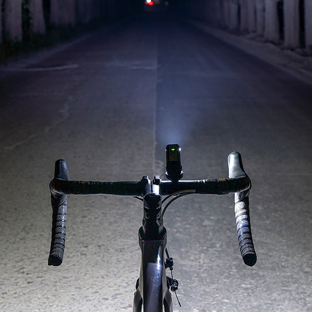 Wozinsky WSBLB3 Forside (1000 lm) og bageste USB-C Bike Light Set - sort