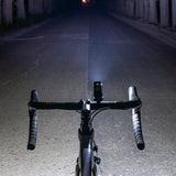 Wozinsky WSBLB3 Forside (1000 lm) og bageste USB-C Bike Light Set - sort