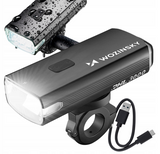 Wozinsky Front Bike Light + USB-C Cable (3000 lm) - Black