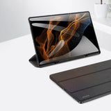 Dux Ducis Domo sammenklappeligt dæksel til tablet med Smart Sleep-funktion Samsung Galaxy Tab S8/S9 Ultra stativ sort