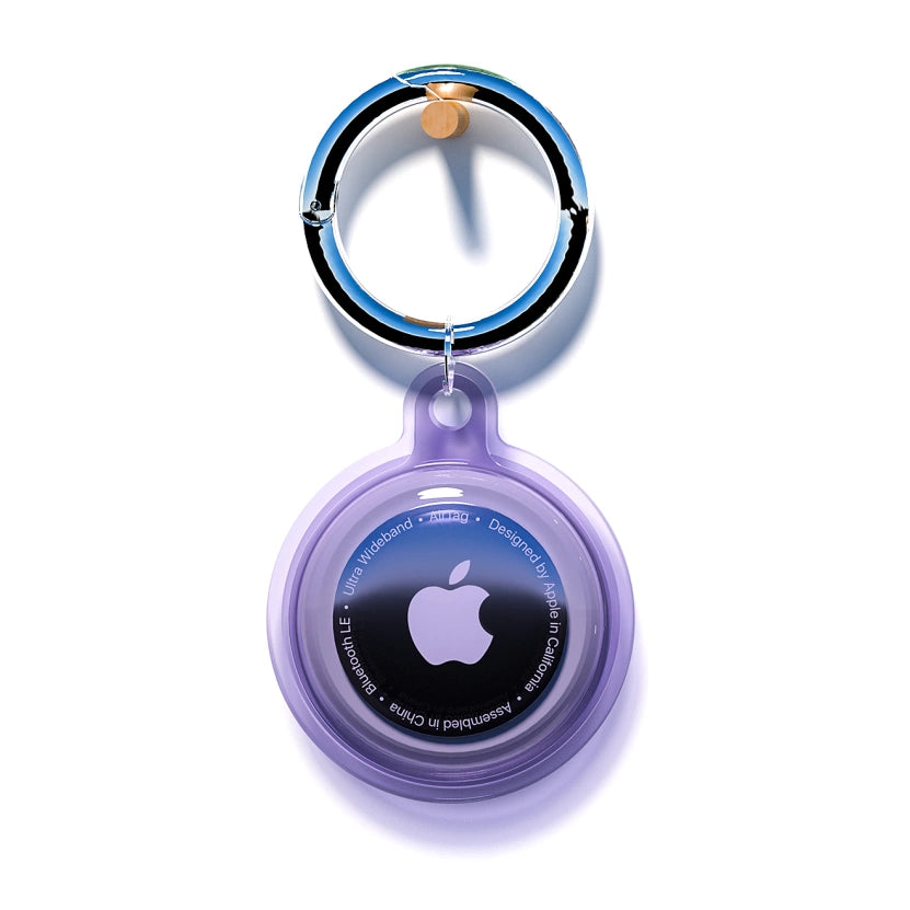Apple AirTag-kasse vandtæt - lilla