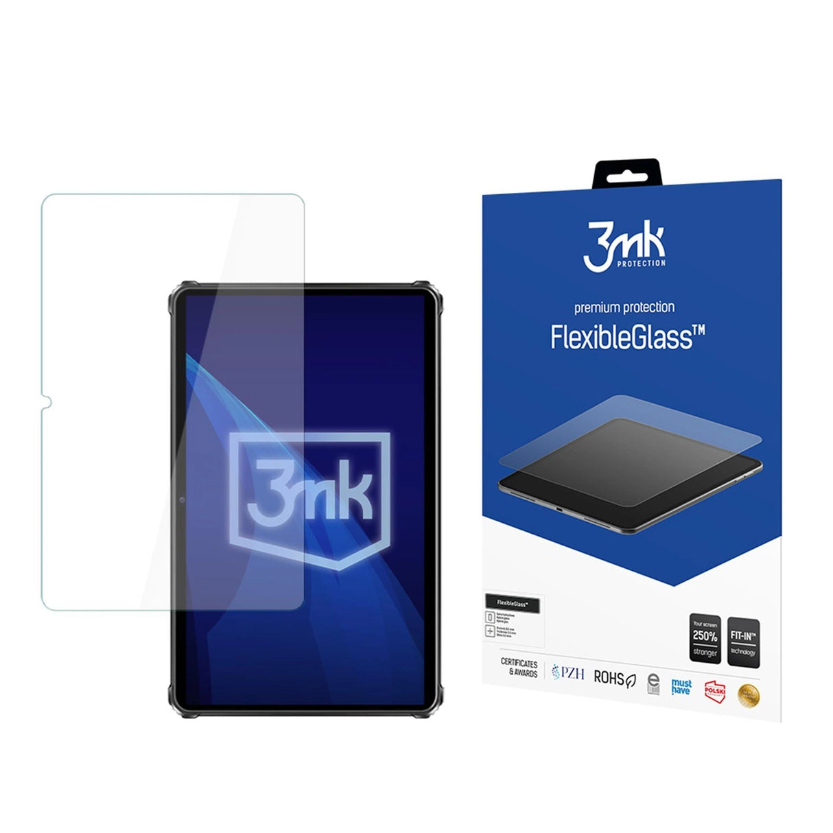 Hybridglas 3mk FlexibleGlassTM til Oukitel RT9 - op til 13"