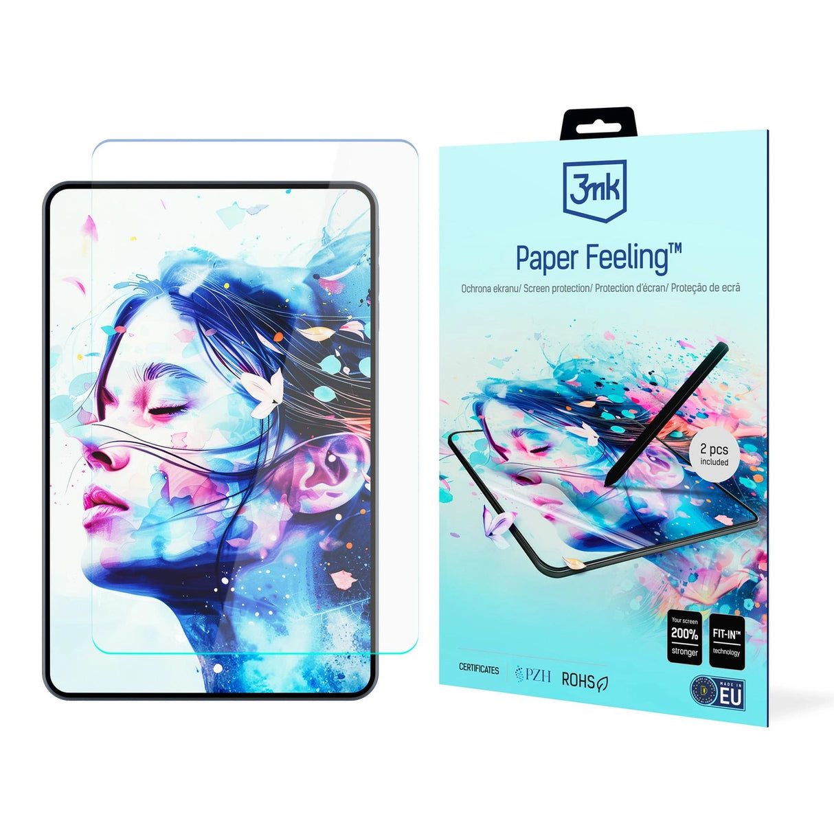 Beskyttelsesfilm 3mk Paper Feeling til Xiaomi Pad 7/7 Pro - op til 13"