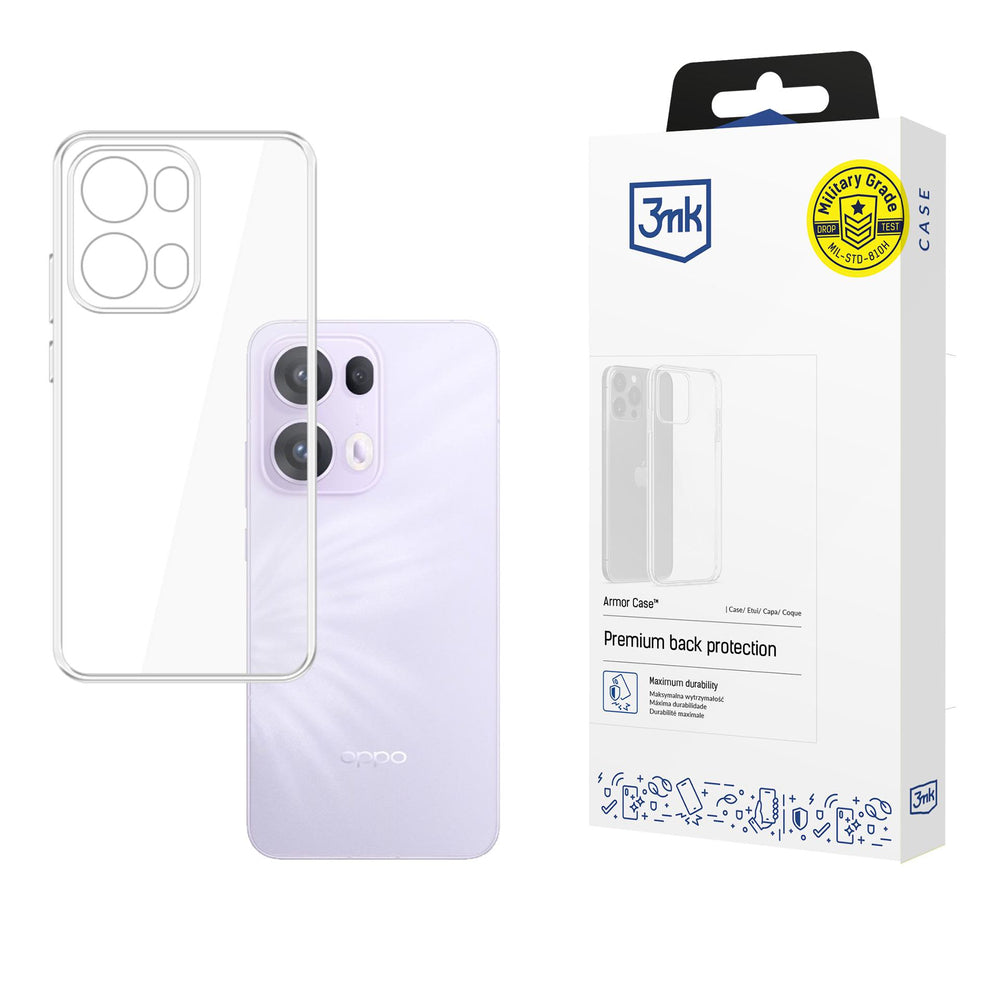 3mk Clear Case til Oppo Reno 13 Pro - gennemsigtigt