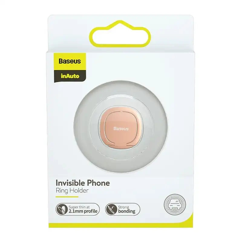Baseus Invisible Ring holder til smartphones (rose gold)