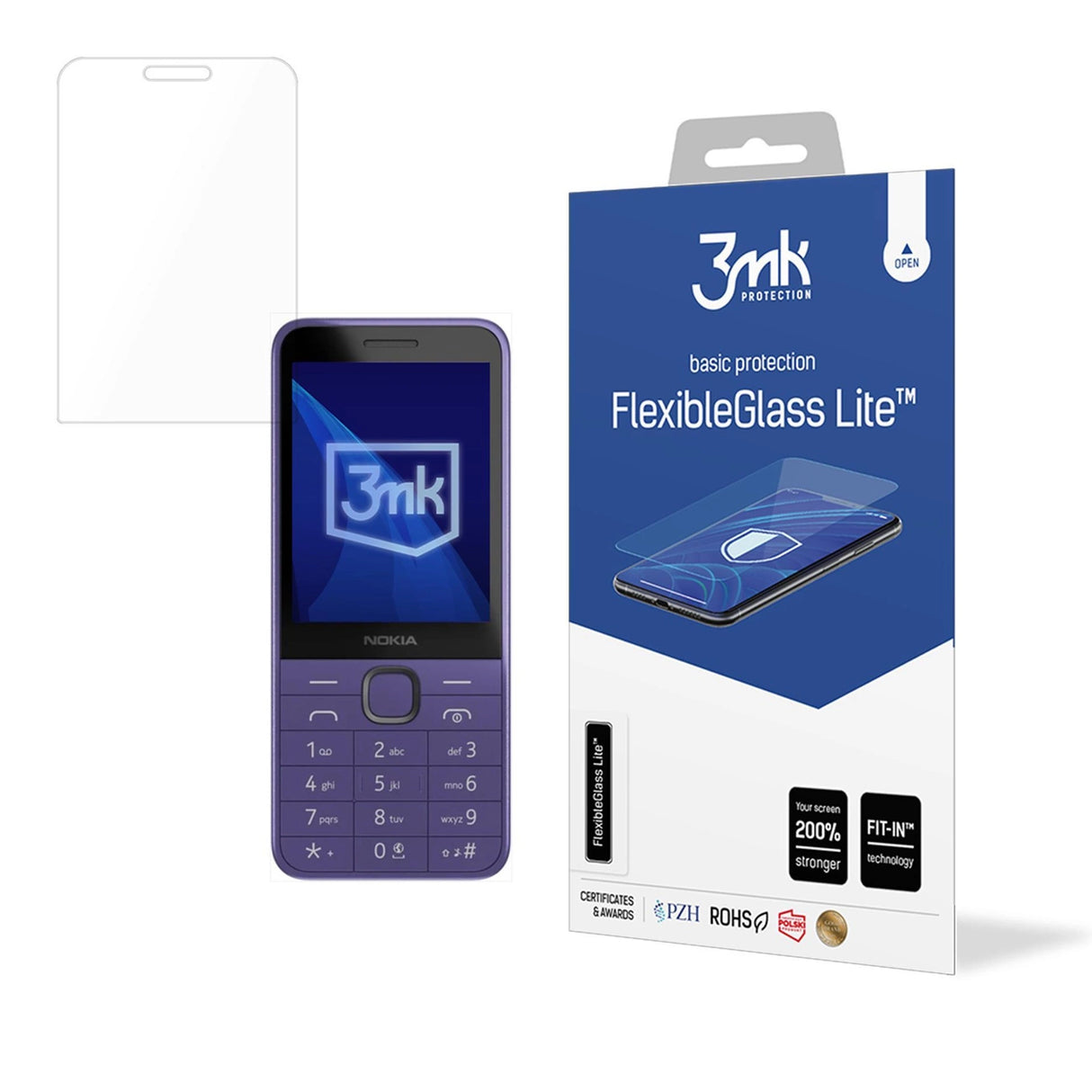 Hybridglas 3mk FlexibleGlass Lite Nokia 235 4G / 215 4G
