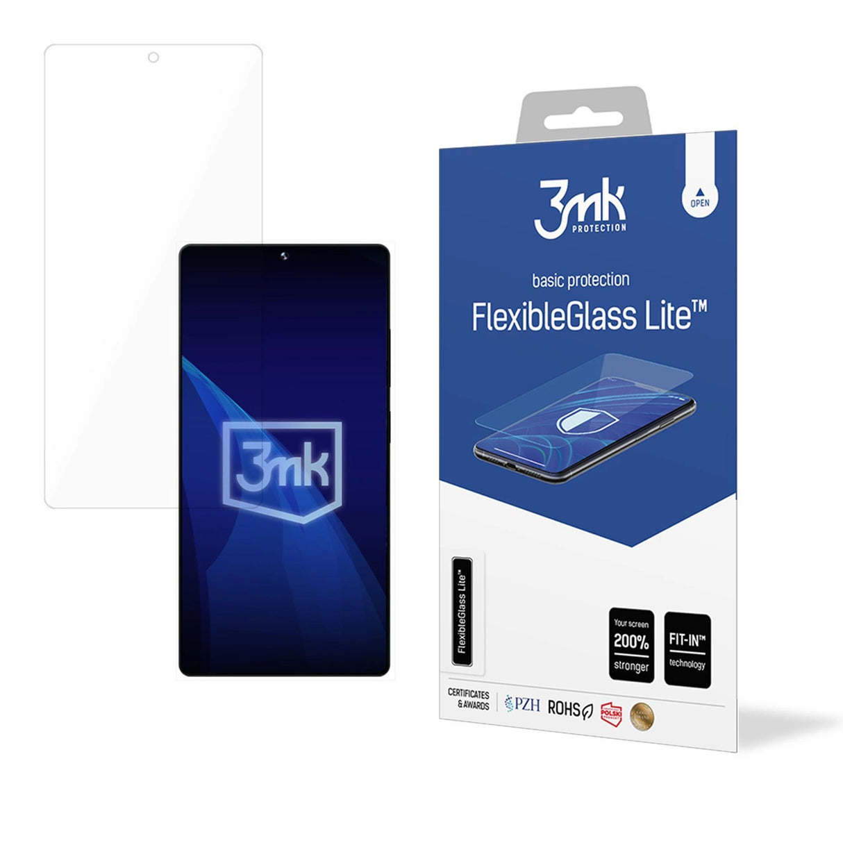 Hybridglas 3mk FlexibleGlass LiteTM til Samsung Galaxy S25 Ultra