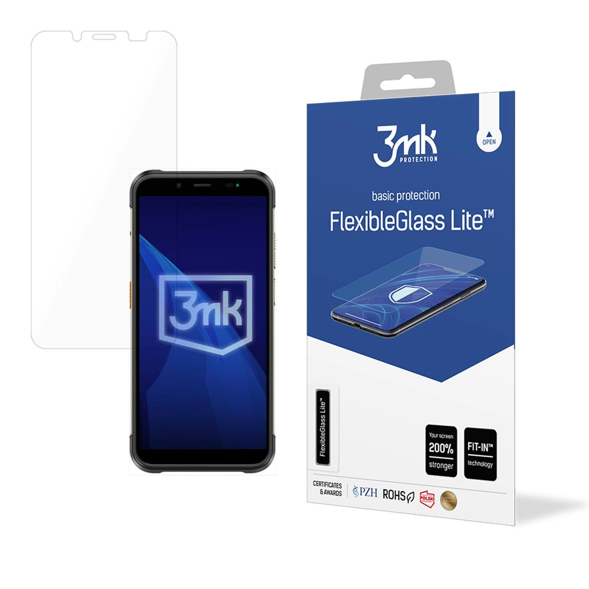 3mk FlexibleGlass Lite Hybrid Glass til Ulefone Power Armor 16 Pro / 16S