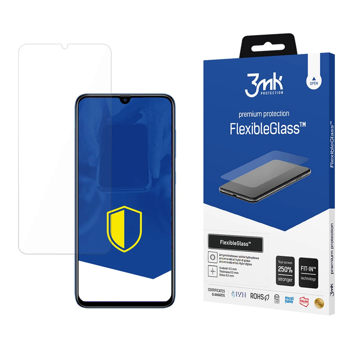 Hybridglas 3mk FlexibleGlass til Samsung Galaxy A70 / A70s