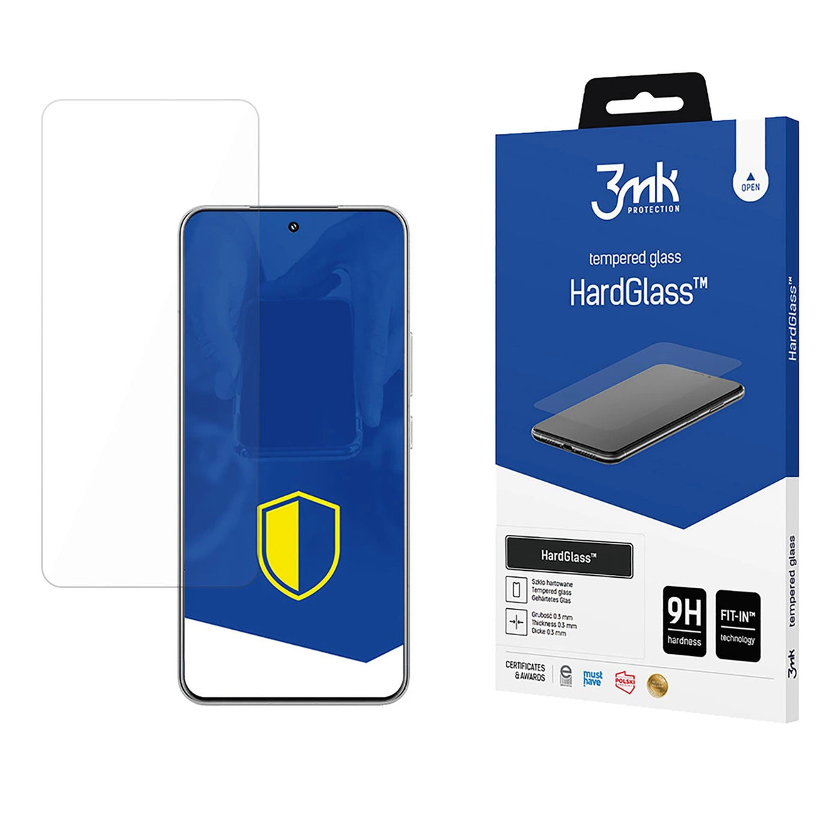 Hærdet glas 3mk HardGlass til Xiaomi 15
