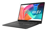MSI Modern 14 F1MG-867NL Intel Core 7 150U Laptop 35,6 cm (14") Fuld HD 16 GB DDR4-SDRAM 512 GB SSD Wi-Fi 6E (802.11ax) Windows 11 Home Grå