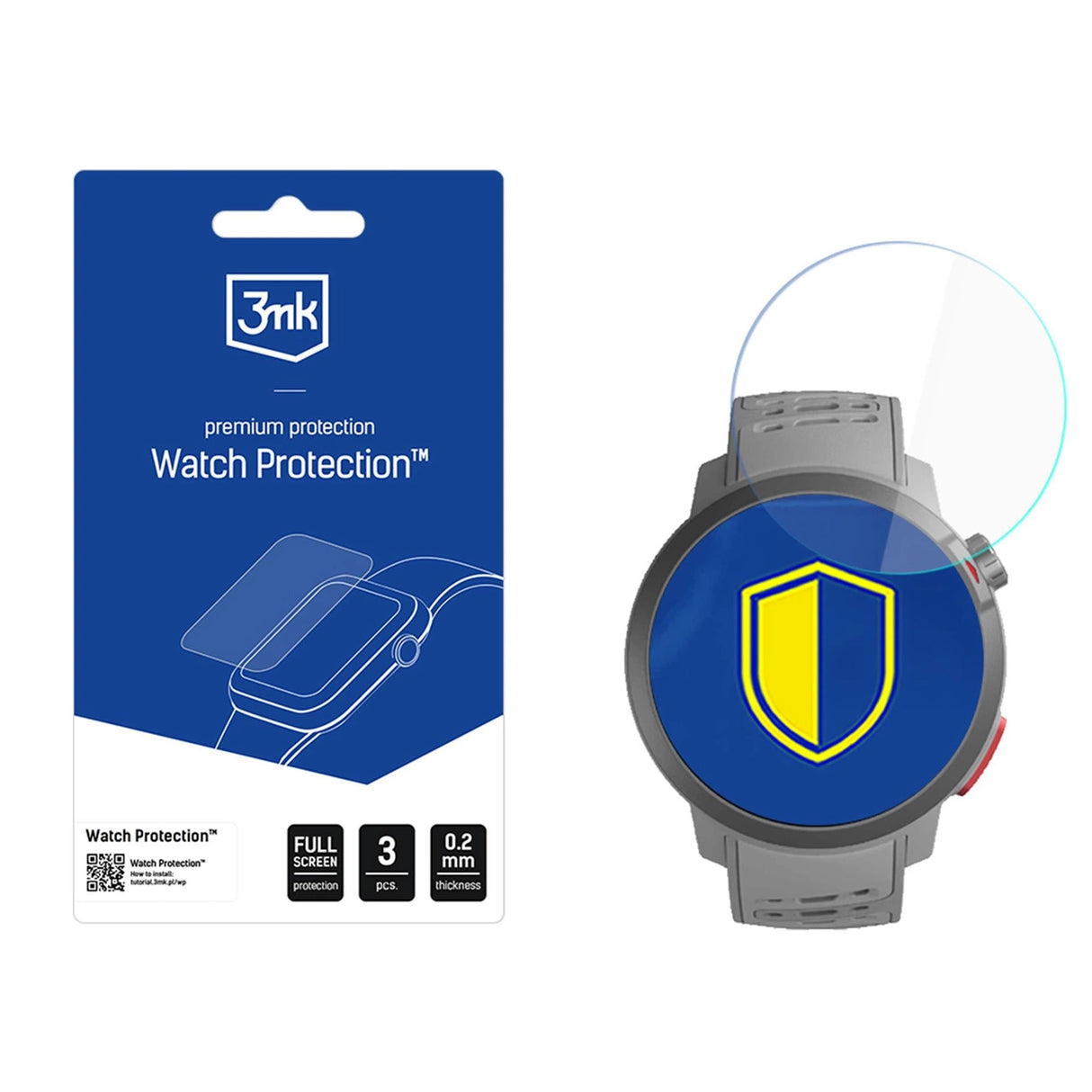 Hybrid glas 3mk Watch Protection FlexibleGlass på Coros Pace Pro