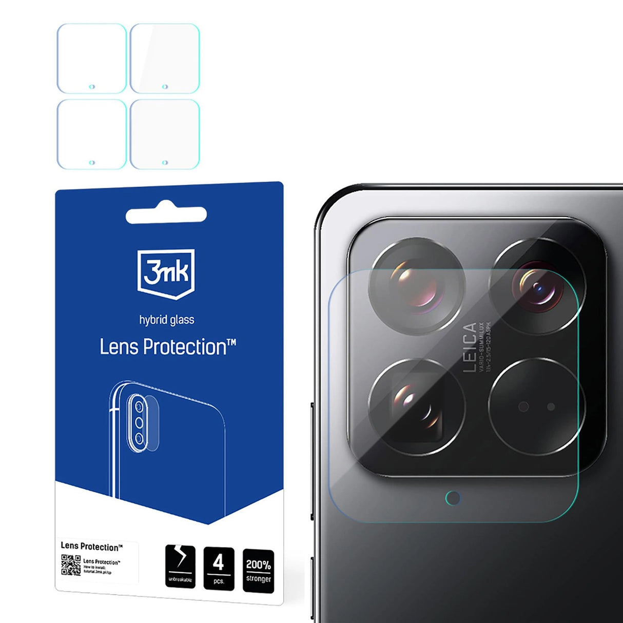 Kameraobjektivglas 3mk Lensbeskyttelse til Xiaomi 15