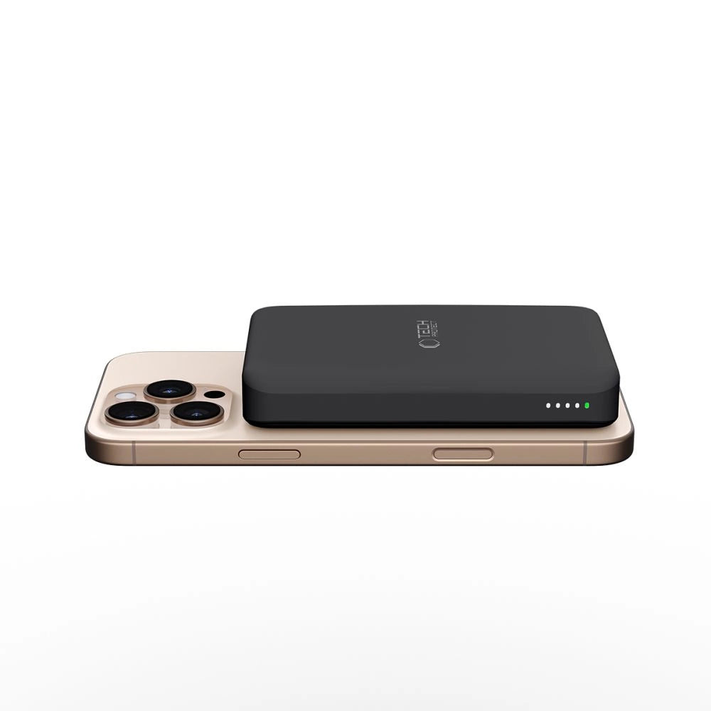 Powerbank Tech-Protect PB24 LifeMag QI2 MagSafe 10000 mAh - sort